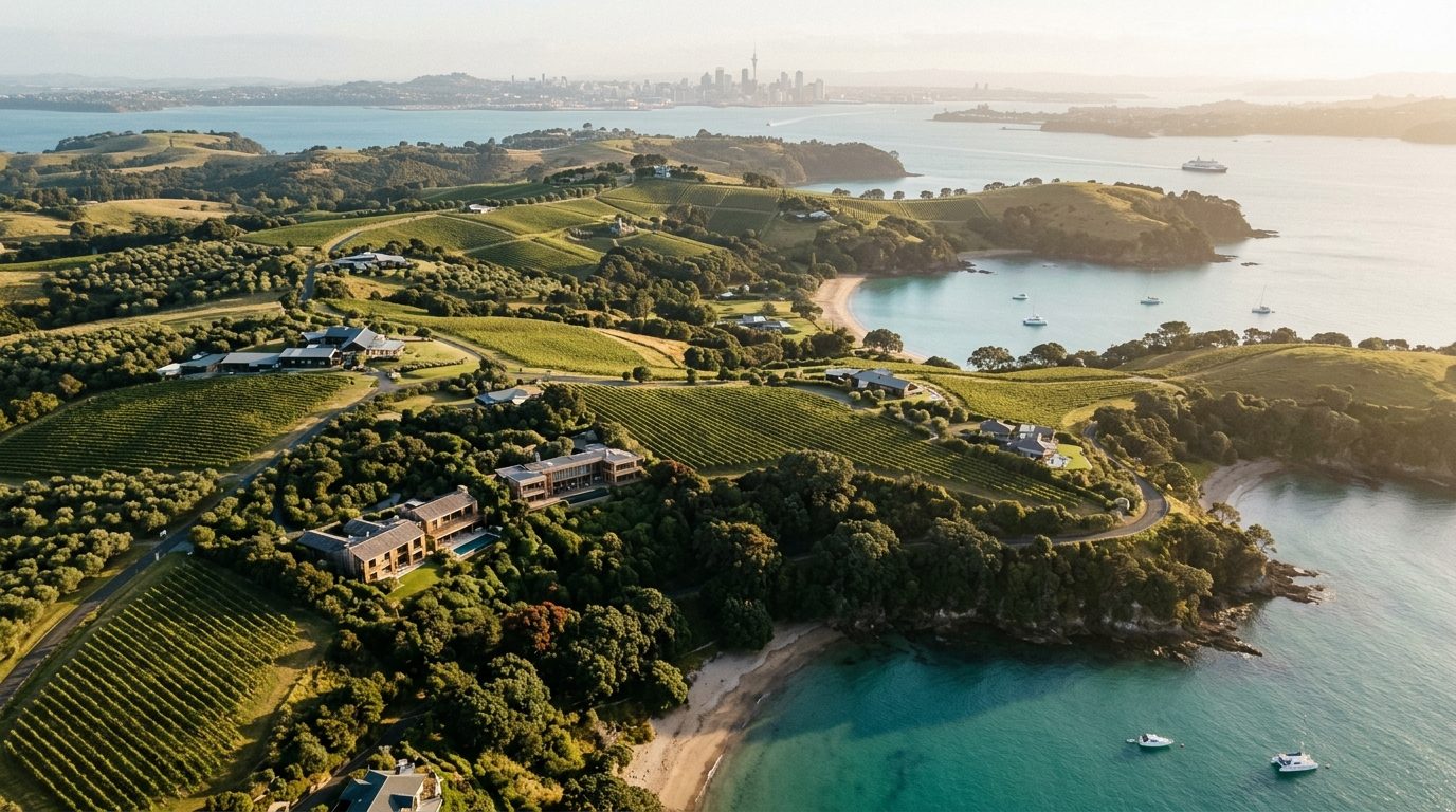 Waiheke Island vineyard estate