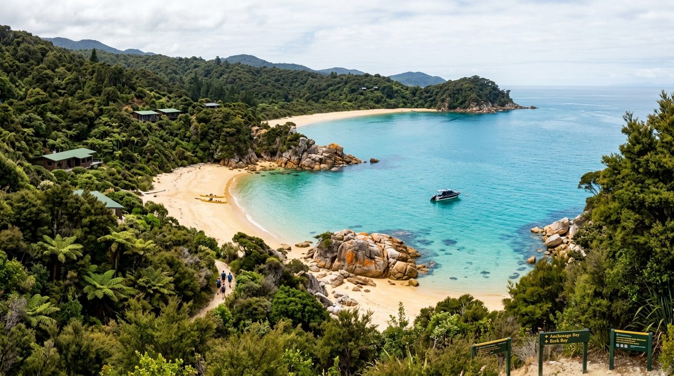 Abel Tasman National Park coastline