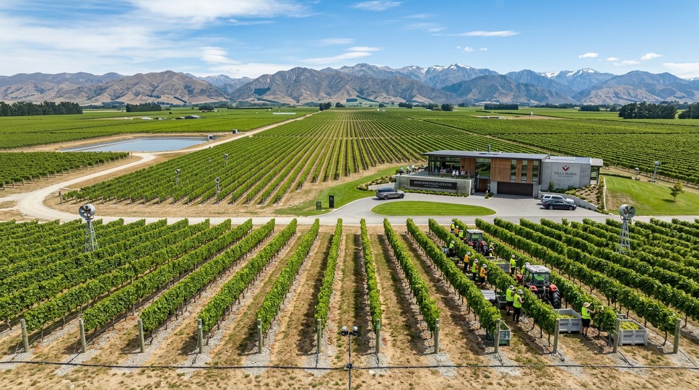 Vineyard plains near Blenheim
